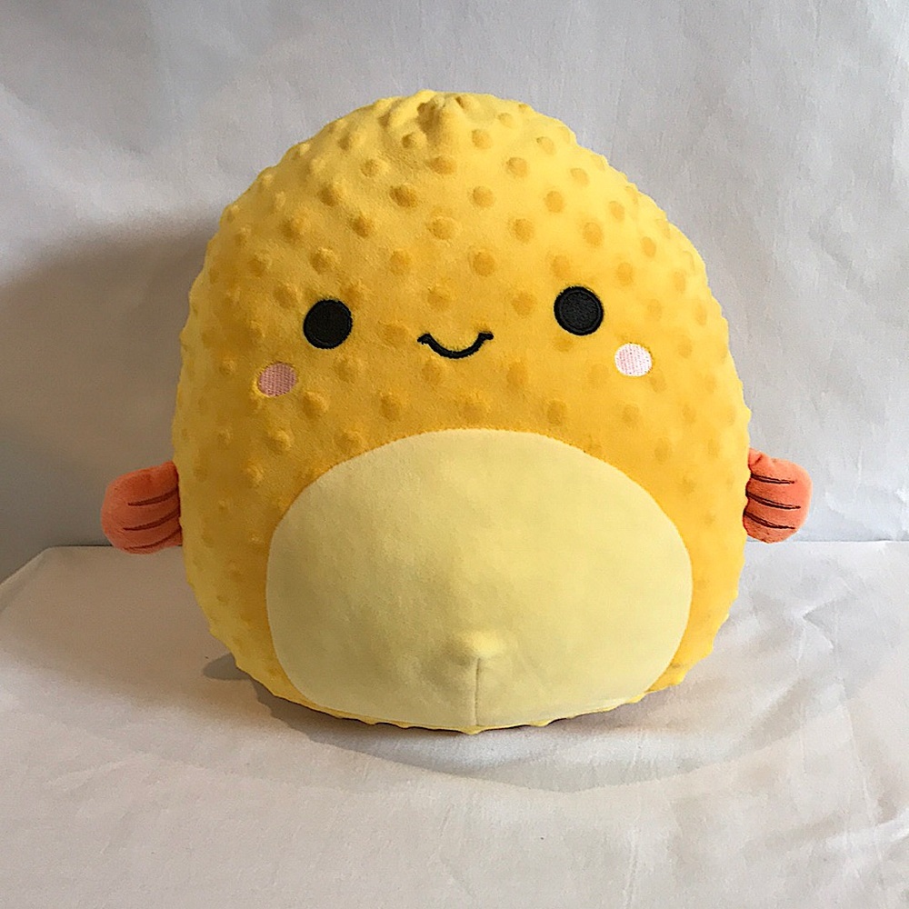 Squishmallows Safa yellow puffer fish 12” Kelly Toy stuffed animal kids plush